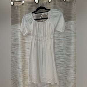 Sim & Sam White eyelet dress